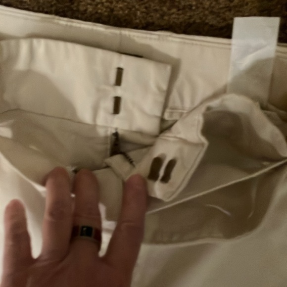 BANANA REPUBLIC.AUTHENTIC CHINO PANTS. SIZE 12. COMES WITH BELT.HAS POCKETS. NWT - Picture 6 of 12